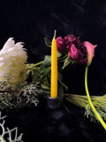 Matte Black Ceramic Candle Holder - 6” - 8” Chime - Taper Size