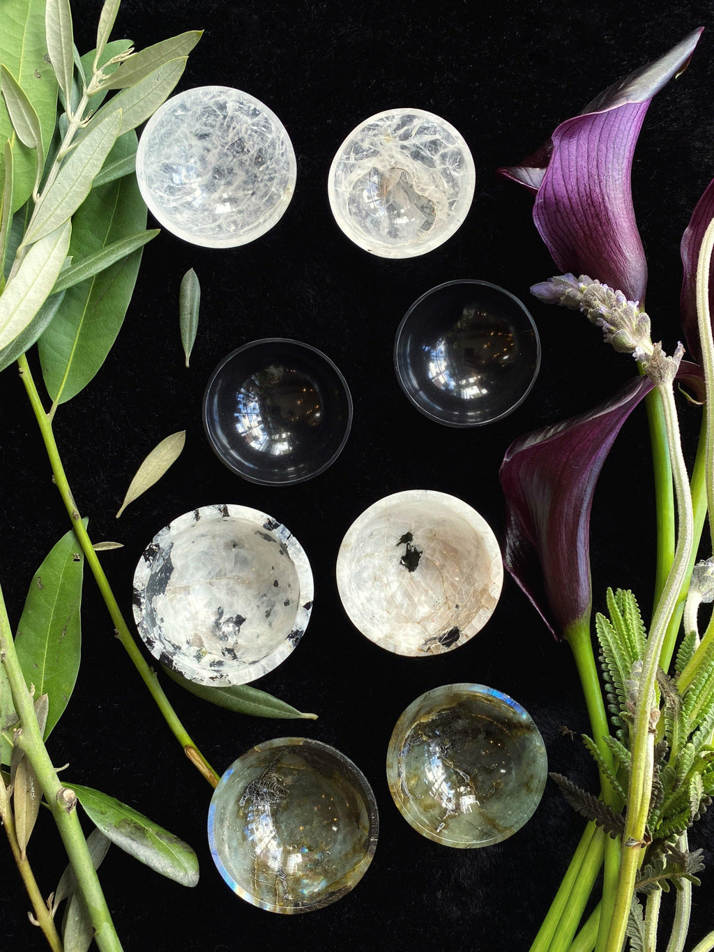 Crystal Bowls (Solid Crystal) - 2” or 3”